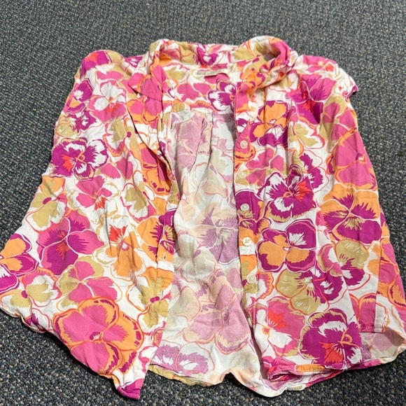 Cooper and Ella short sleeve button down L // 072204 - Picture 1 of 2